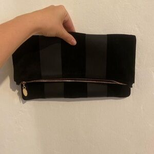 Clare V Suede Fold Over Clutch